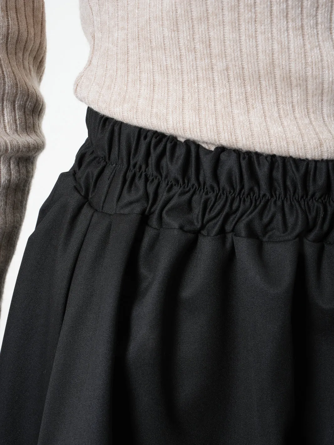 Extravagant Elastic Waist Skirt